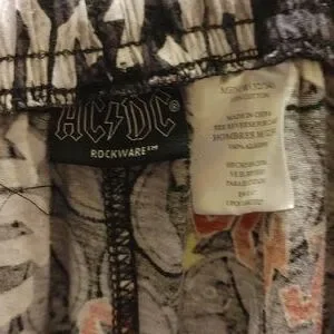 AC/DC Rockware | Other | Acdc Pajama Pants | Poshmark